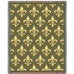Fleur De Lis Tapestry Throw