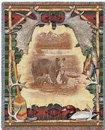 NEW Antler Lodge Tapestry Throw