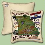 Missouri State Tapestry Throw Pillow