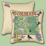 Colorado State Tapestry Throw Pillow