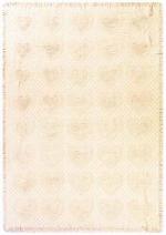 Hearts Natural Throw Blanket