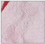   Honeycomb Pink Heart Mini Baby Throw Blanket