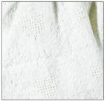   Honeycomb White Heart Mini Baby Throw Blanket