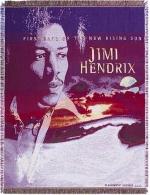 Jimi Hendrix First Rays Tapestry Throw
