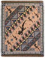 Desert Sunrise Tapestry Throw