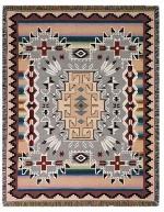 Many Trails Lead West Tapestry Throw