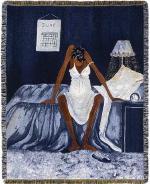 Blue Monday Tapestry Throw