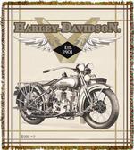 Harley Davidson ® Sepia Tapestry Throw Blanket