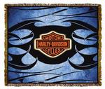 Harley Davidson ® Adult Tattoo Tapestry Throw Blanket