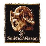 Smith & Wesson Wolf Gun Tapestry Throw