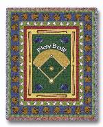 Play Ball Tapestry Throw