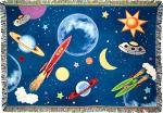 Planets Space Tapestry Throw