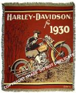 Harley Davidson ® 1930 Tapestry Throw Blanket