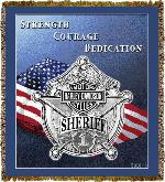 Harley Davidson ® Sheriff Tapestry Throw