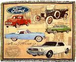 Ford History ® Tapestry Throw Blanket