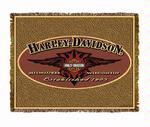Harley Davidson ® Est. 1903 Tapestry Throw