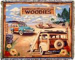 Ford Woodies ® Tapestry Throw Blanket