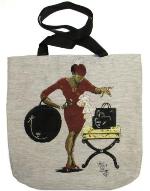 Name Brand Tapestry Tote Bag