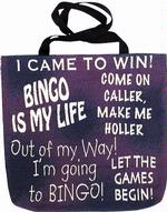 Bingo Sayings Tapestry Tote Bag