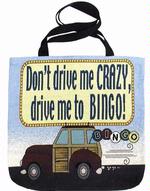 Drive Me To Bingo Tapestry Tote Bag