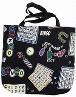 Bingo Collage Tapestry Tote Bag