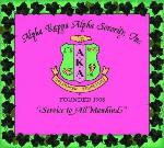 Alpha Kappa Alpha Tapestry Throw