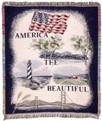 Beautiful America Throw Blanket