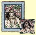 Tiger Lily Tapestry Throw Pillow