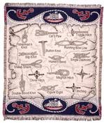 Captain's Compass Throw Blanket