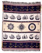 Mariner Time Throw Blanket