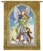 Angel of Dogs Tapestry Wall Hanging