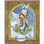 Guardian of Peace Tapestry Throw