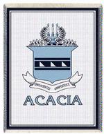 Acacia Fraternity & Sorority Throw Blankets
