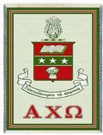 Alpha Chi Omega Fraternity & Sorority Throw Blankets