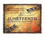 Juneteenth Tapestry Throw