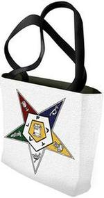 Eastern Star Masonic Tapestry Tote Bags