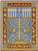 Chanukah Tapestry Throw 