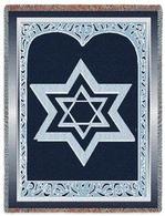  NEW Star of David Throw Blanket
