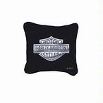 Harley Davidson ® Logo Metal Tapestry Pillow