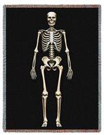 Skeleton Throw Blanket