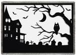 Haunted House Throw Blanket