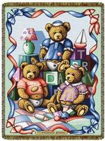Baby Bears TapestryThrow