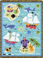 Pirates Tapestry Throw