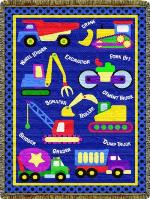Under Construction Tapestry Throw