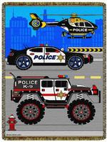 NEW Protect and Serve Tapestry Throw