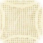 Natural Double Wedding Ring Woven Throw Blanket