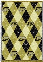 Collegiate - Purdue University Plaid Throw Blanket