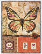 Baroque Butterfly Tapestry Throw