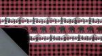 Denali Bear Plaid Border Microplush ® Blanket