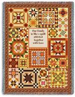 NEW Warm Family Quilt Tapestry Throw